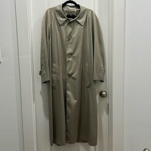 Neiman Marcus Hickey Freeman Collection Trench Coat Sz M